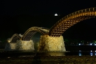 錦帯橋ライトアップの写真